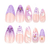 12 Sizes-24 Pcs Press On Nails JP3503