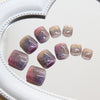 12 Sizes-24 Pcs Press On Nails F150