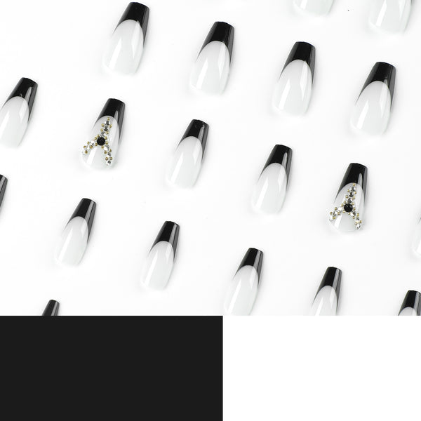 12 Sizes-24 Pcs Press On Nails JP2464
