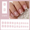 12 Sizes-24 Pcs Press On Nails C1075