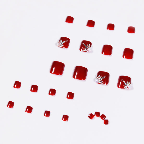 12 Sizes-24 Pcs Press On Nails JP1066