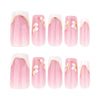 12 Sizes-24 Pcs Press On Nails JP4360