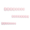 12 Sizes-24 Pcs Press On Nails JP3549