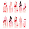 12 Sizes-24 Pcs Press On Nails JP4237