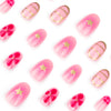 12 Sizes-24 Pcs Press On Nails JP3735