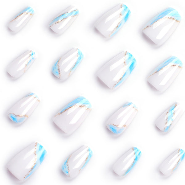 12 Sizes-24 Pcs Press On Nails JP2929