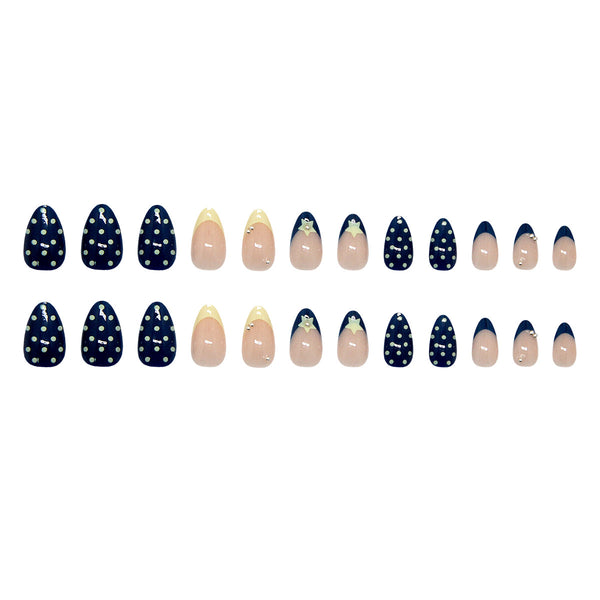 12 Sizes-24 Pcs Press On Nails Z1265