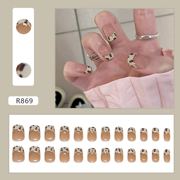 12 Sizes-24 Pcs Press On Nails R869