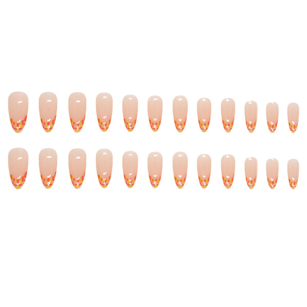 12 Sizes-24 Pcs Press On Nails W1050