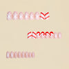 12 Sizes-24 Pcs Press On Nails Y1278