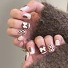 12 Sizes-24 Pcs Press On Nails JP3013