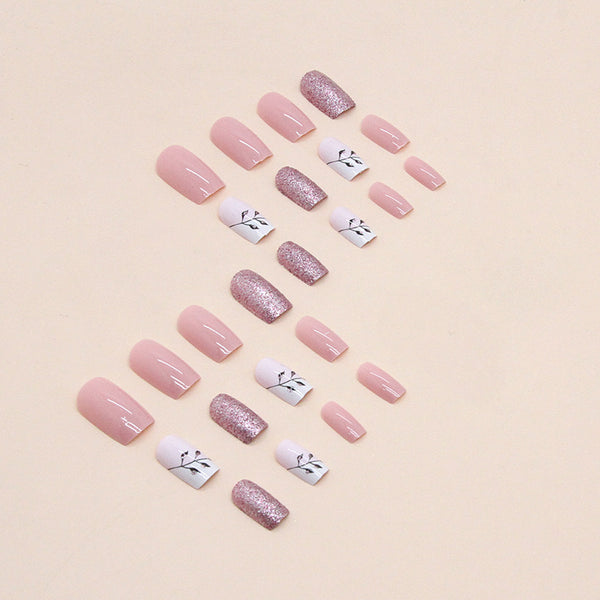 12 Sizes-24 Pcs Press On Nails W503