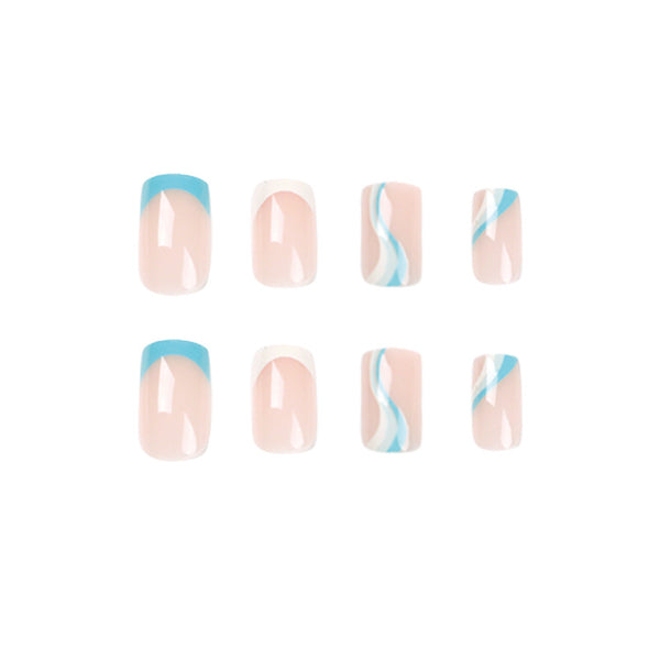 12 Sizes-24 Pcs Press On Nails JP1806