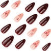 12 Sizes-24 Pcs Press On Nails JP4150