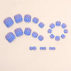 12 Sizes-24 Pcs Press On Nails F124