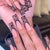12 Sizes-24 Pcs Press On Nails W089
