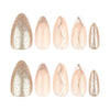 12 Sizes-24 Pcs Press On Nails JP3752
