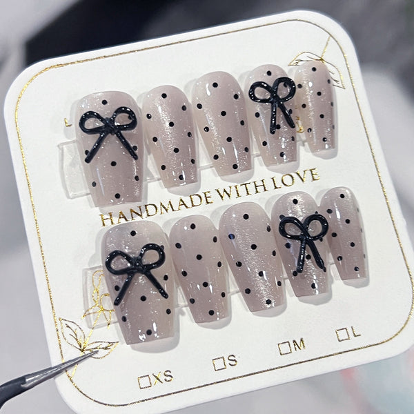 12 Sizes-24 Pcs Press On Nails nail-accessory