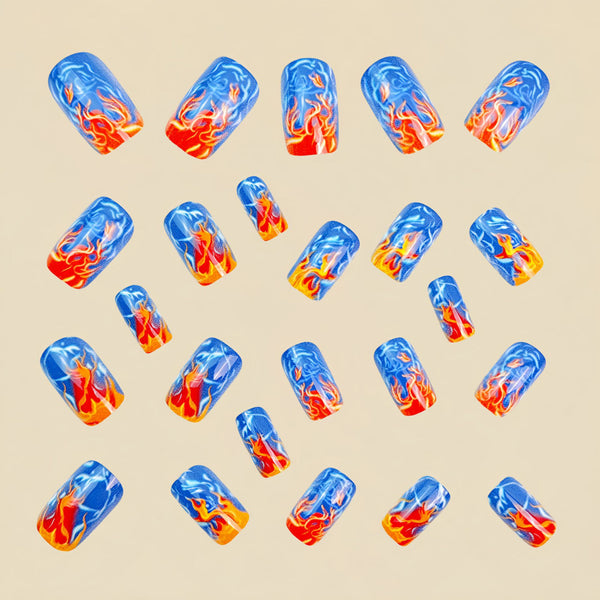 12 Sizes-24 Pcs Press On Nails Y872