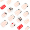 12 Sizes-24 Pcs Press On Nails JP3653