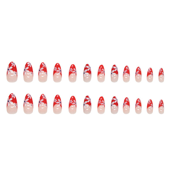 12 Sizes-24 Pcs Press On Nails W400