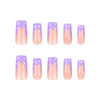 12 Sizes-24 Pcs Press On Nails DIY27