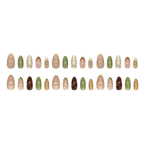 30 Pcs Press On Nails W2101