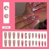 12 Sizes-24 Pcs Press On Nails Z739