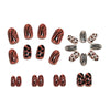 12 Sizes-24 Pcs Press On Nails Y1556