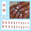 12 Sizes-24 Pcs Press On Nails W547