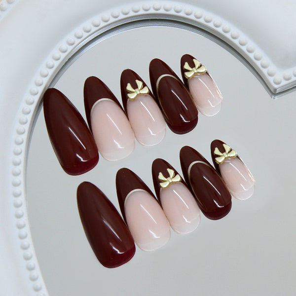 12 Sizes-24 Pcs Press On Nails Z1320
