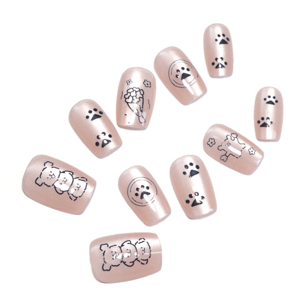 12 Sizes-24 Pcs Press On Nails SP137