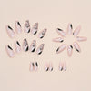 12 Sizes-24 Pcs Press On Nails W953
