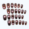 12 Sizes-24 Pcs Press On Nails FT-813