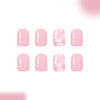 12 Sizes-24 Pcs Press On Nails C1008