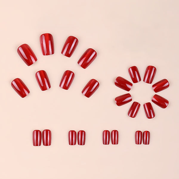 12 Sizes-24 Pcs Press On Nails Y253