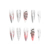 12 Sizes-24 Pcs Press On Nails JP2306