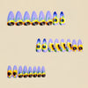12 Sizes-24 Pcs Press On Nails Y1377