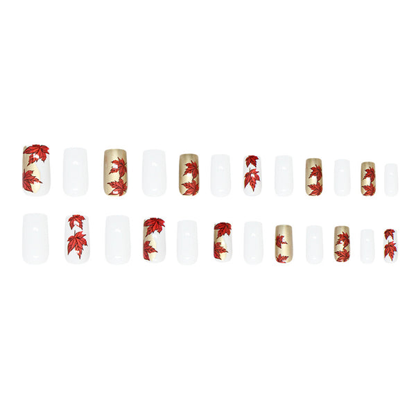 12 Sizes-24 Pcs Press On Nails W1860
