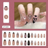 12 Sizes-24 Pcs Press On Nails Z1341