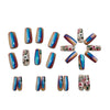 12 Sizes-24 Pcs Press On Nails Y1535