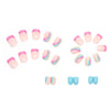 12 Sizes-24 Pcs Press On Nails W174
