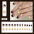 12 Sizes-24 Pcs Press On Nails R948