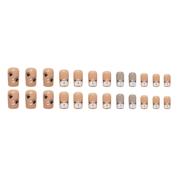 12 Sizes-24 Pcs Press On Nails W773