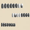 12 Sizes-24 Pcs Press On Nails Y1171