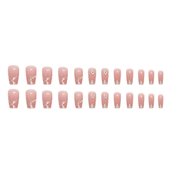 12 Sizes-24 Pcs Press On Nails Z671