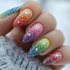12 Sizes-24 Pcs Press On Nails Y1236