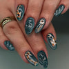 12 Sizes-24 Pcs Press On Nails W1921