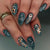 12 Sizes-24 Pcs Press On Nails W1921