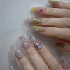 12 Sizes-24 Pcs Press On Nails W206